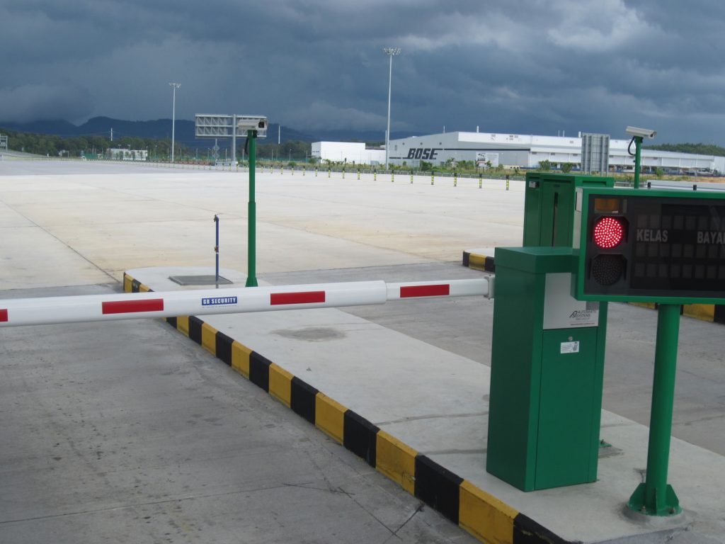 Barrier tự động tại sân bay
