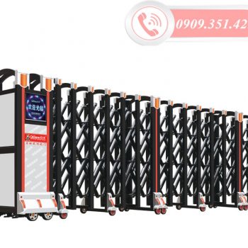 LẮP ĐẶT CỔNG XẾP ĐIỆN NHÔM UY TÍN