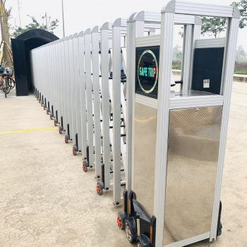 nguyên lý hoạt động cổng xếp tự động có ray