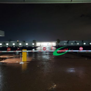 vị trí lắp đặt barie tự động tại sân bay long thành