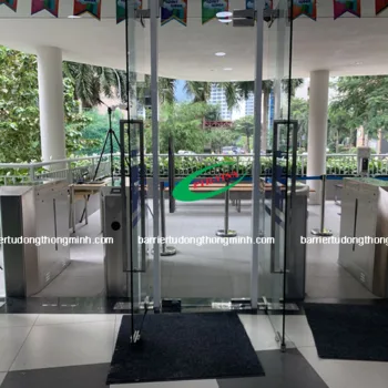 báo giá lắp cổng swing barrier, flap barrier