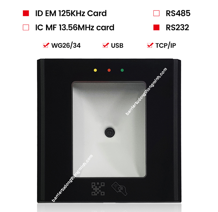 Các chuẩn kết nối đầu đọc qr code