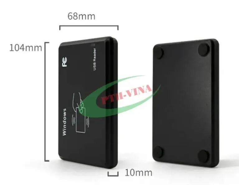 Kích thước đầu đăng ký thẻ Mifare