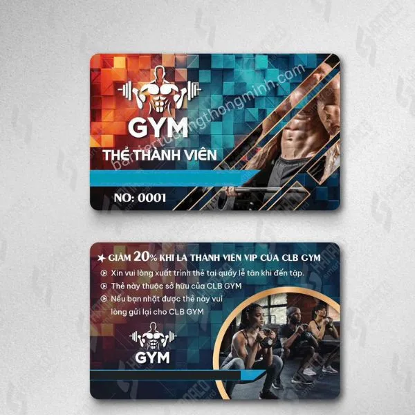 thẻ từ phòng gym bao nét