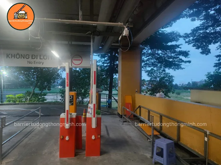 mẫu barie gập lắp tại vĩnh long