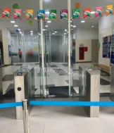 cổng flap điểm danh trường học cà mau