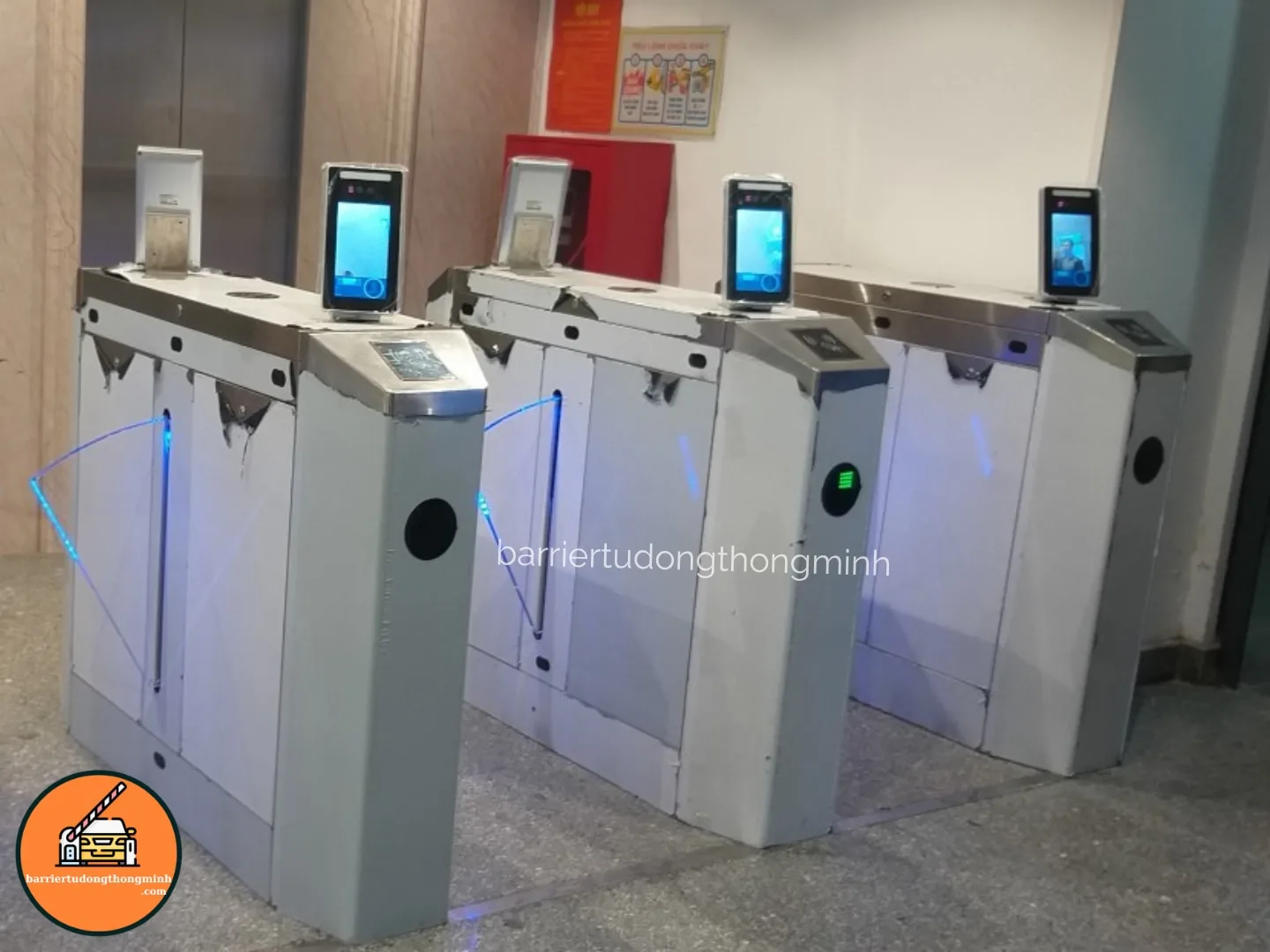 cổng soát vé nhận diện khuôn mặt TP. Đà Nắng