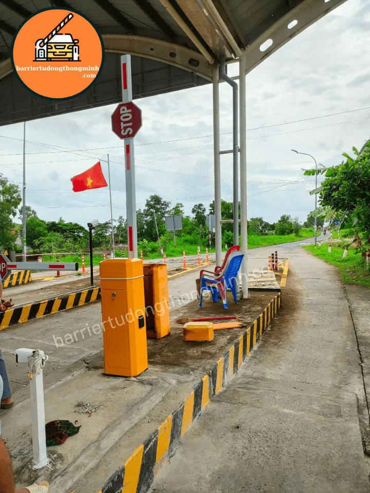 lắp barie cần thẳng tại cà mau