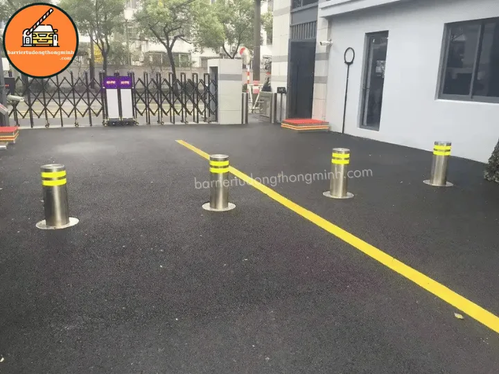 lắp trụ chắn bollard tại lâm đồng