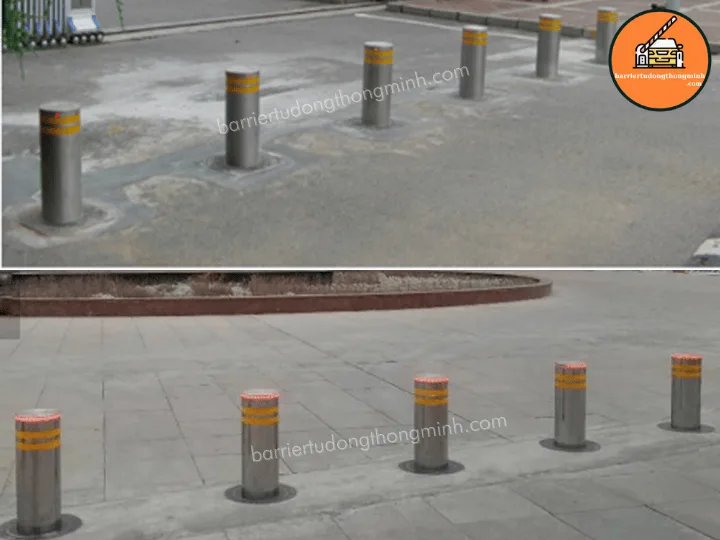 lắp trụ chắn bolalrd tại quảng ngãi