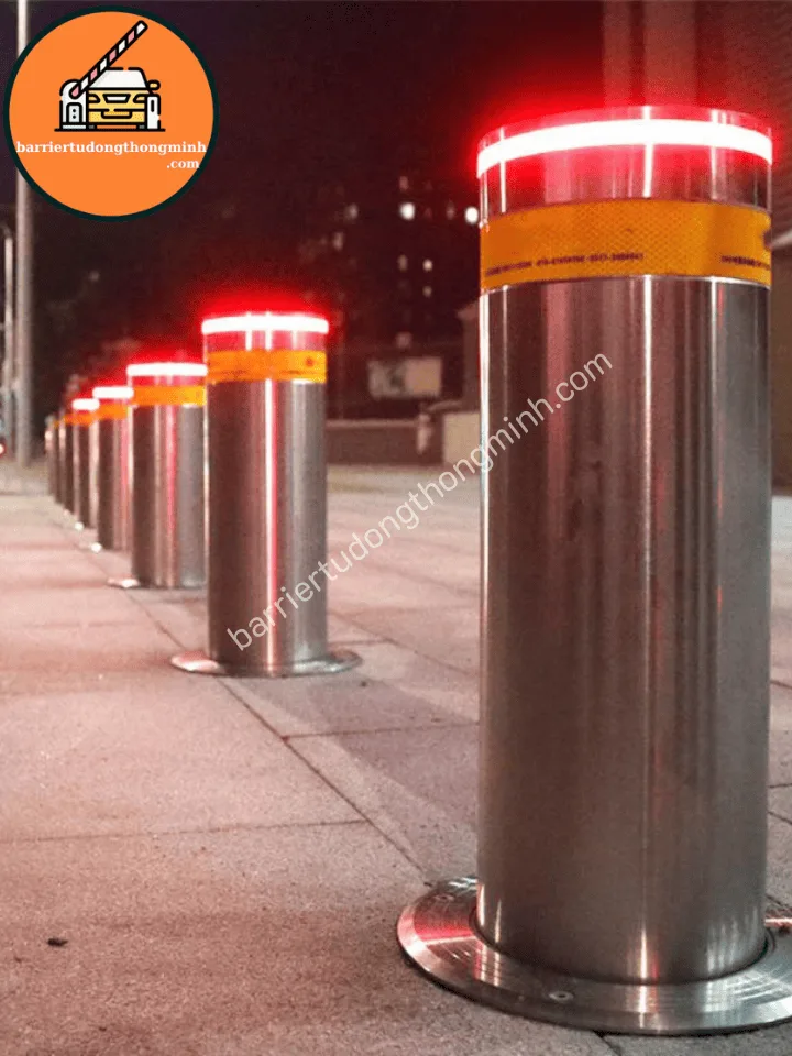 lắp bollard cho trung tâm thương mại