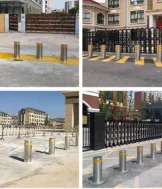 ứng dụng trụ bollard chắn xe
