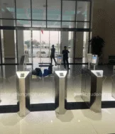 lắp cổng flap barrier kết hợp face id tại bàu bàng