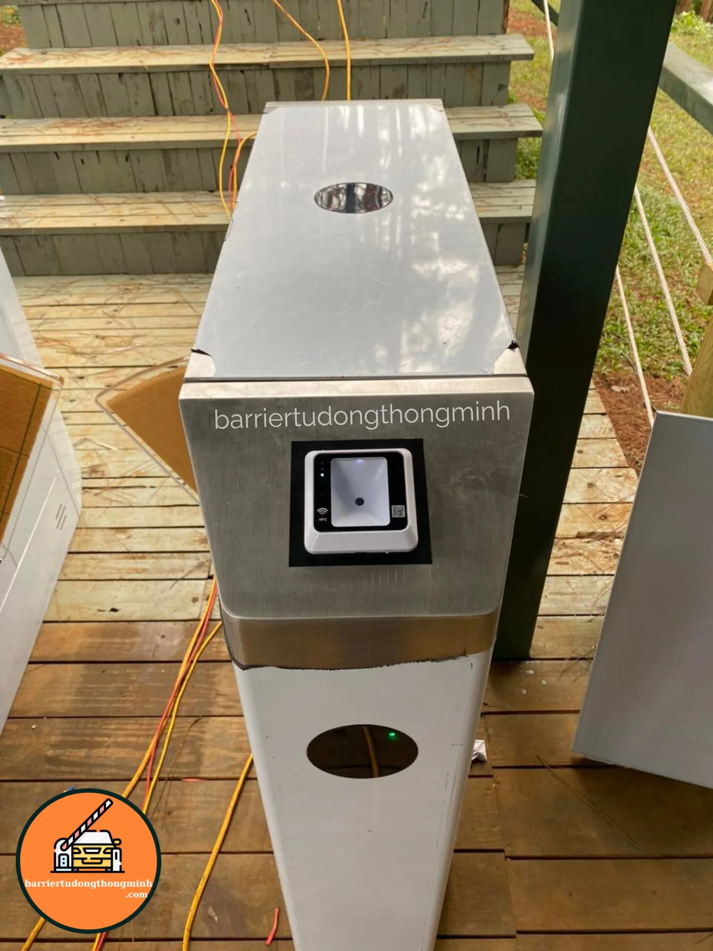 cổng soát vé bằng mã QR tại Cà Mau