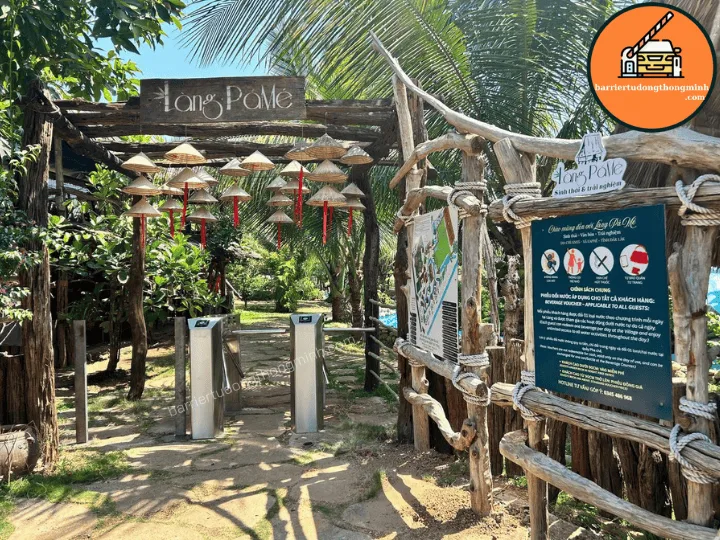 lắp cổng soát vé khu du lịch PÁ MÉ