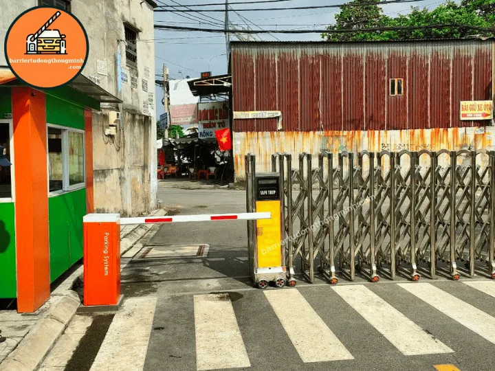 lợi ích lắp barie chắn xe cho kho hàng
