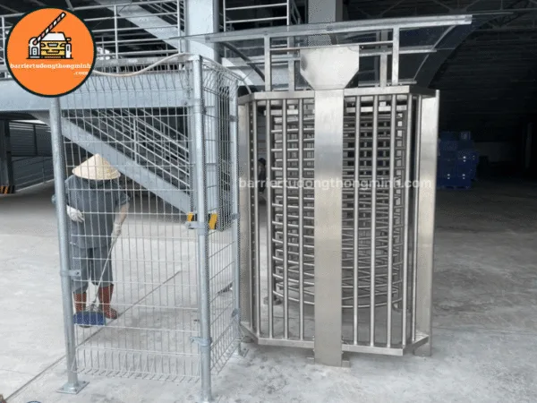 lắp cổng xoay full height đôi tại Tiền Giang