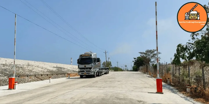 lắp 2 barie dz230 kiểm soát xe tại bình thuận