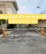 giải pháp barie kết hợp quẹt thẻ từ